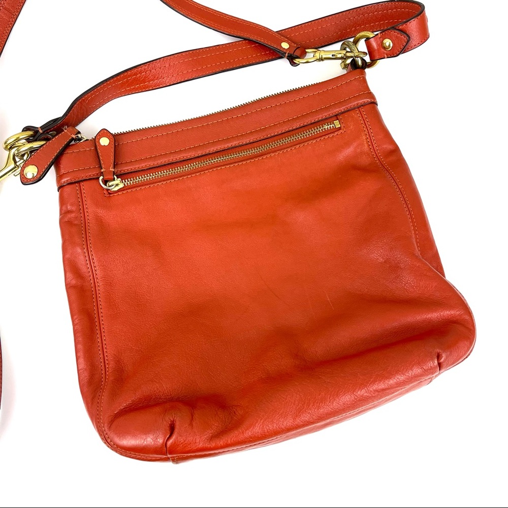 Coach H1261 Ashley Hippie Leather Crossbody Bag Gem